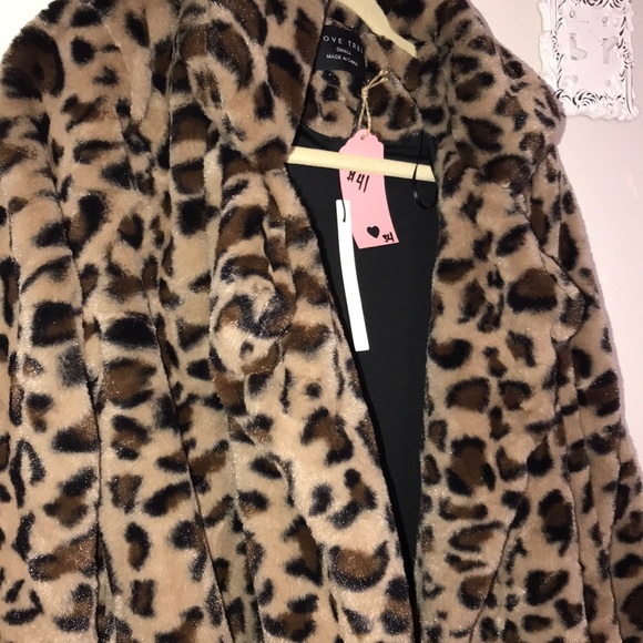 🆕 Love Tree Leopard 🐆 print coat 🧥 - Picture 4 of 4